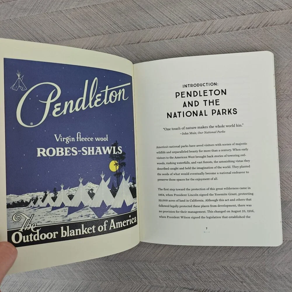 Pendleton Trail Log Notebook Authentic National Parks Edition Lined Pages Durabl